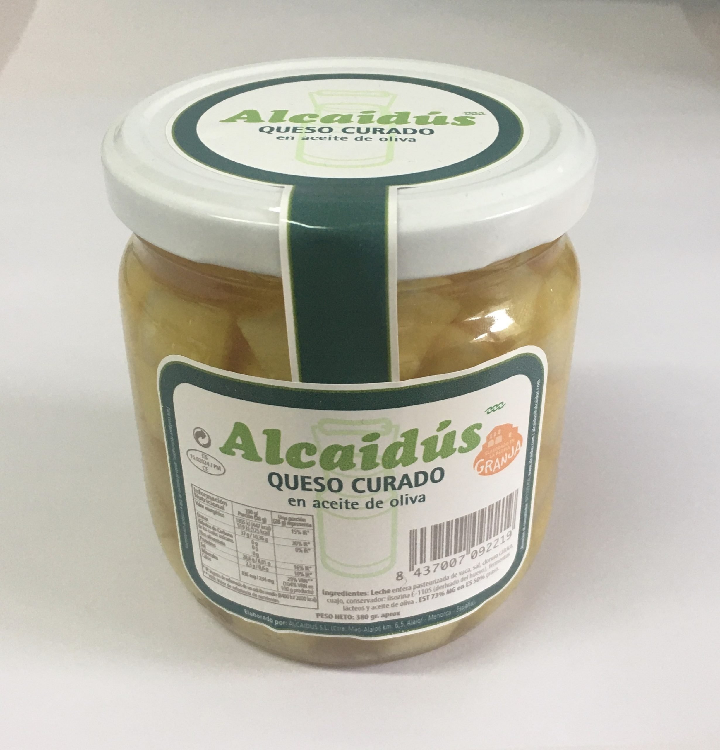 Tacos de queso curado Alcaidús en aceite de oliva. NUEVO PRODUCTO*